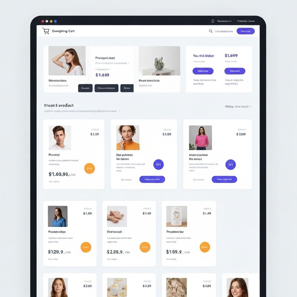 Modern E-commerce Website Template